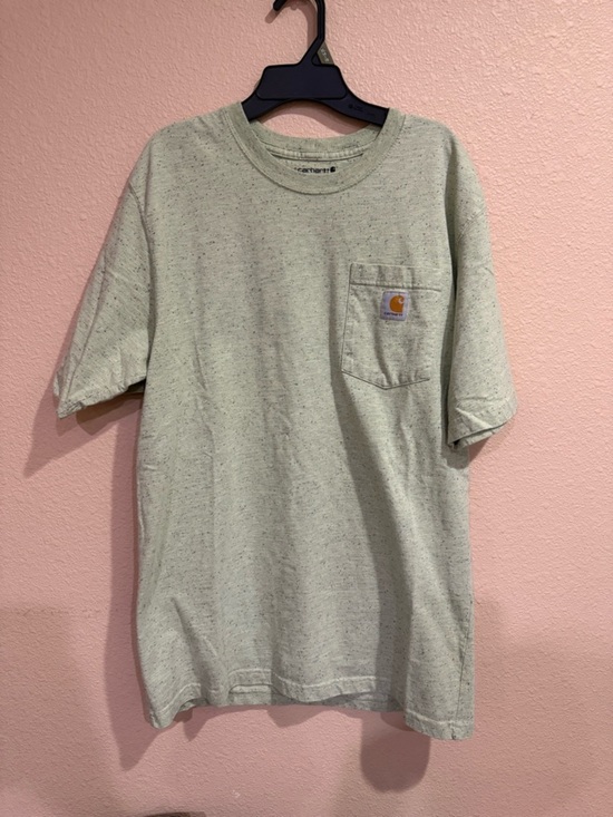 Carhartt Other - Carhartt Short-Sleeve Pocket Tee in Heather Pale Green-Med